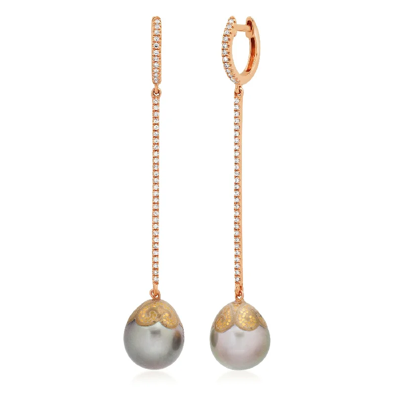 Elegant Earrings for Special Occasions-Pearl Drop Earrings