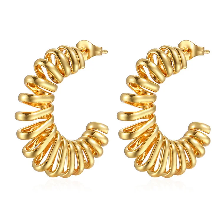 Spring Earrings Gold