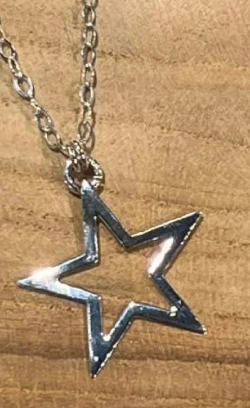 Sterling Silver Star Necklace