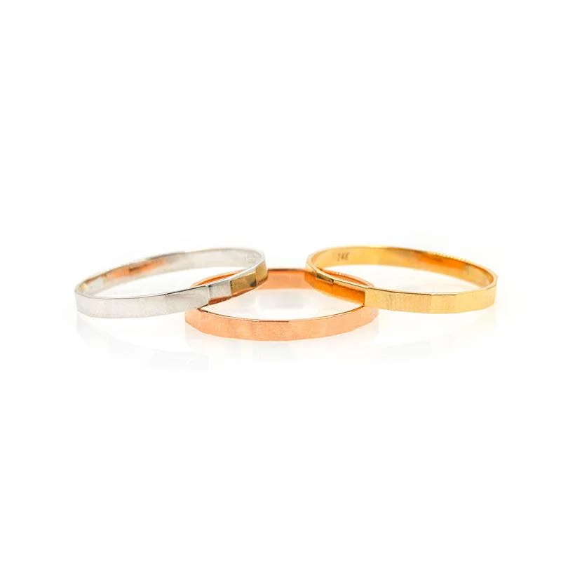 Classic Wedding Ring for Couples-Wide Reflect Band