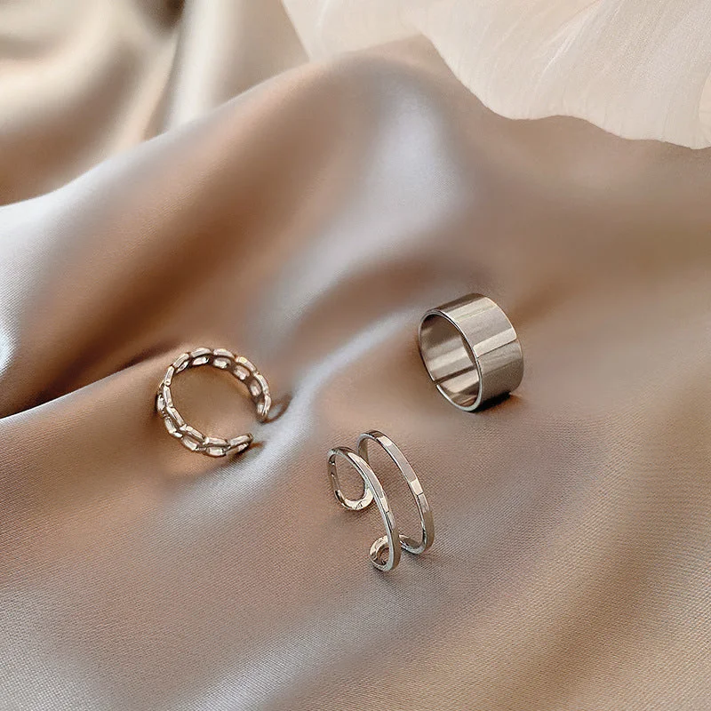 Set Rings-J179 Silver