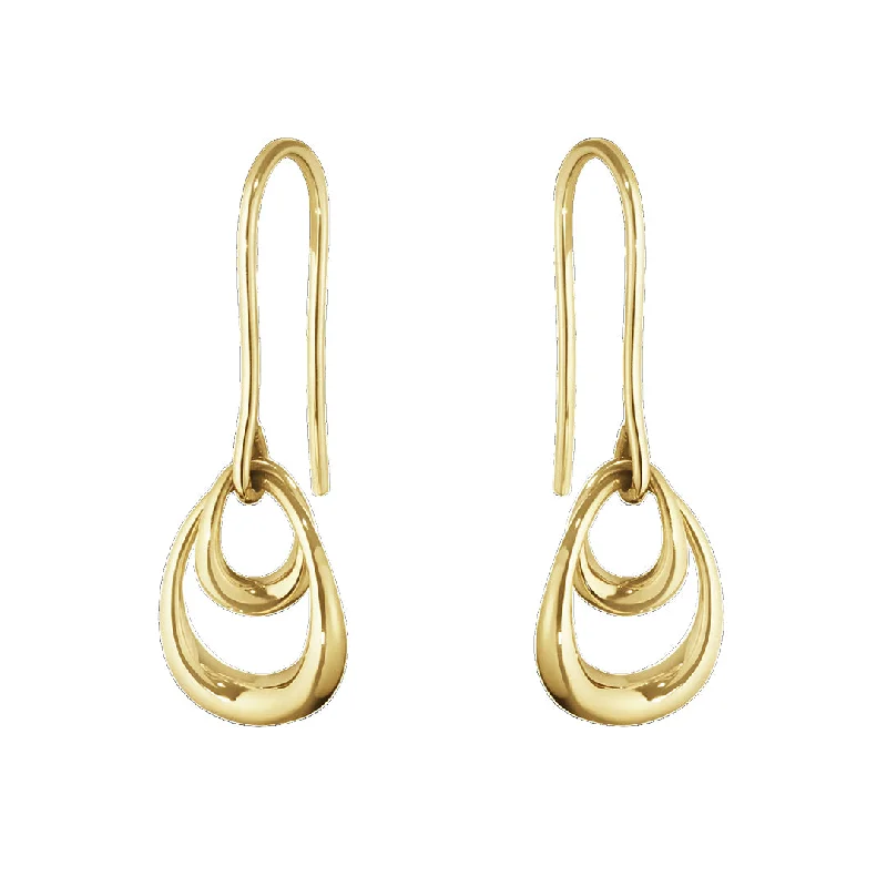 Elegant Jewelry Earrings-Offspring Drop Earrings in Yellow Gold