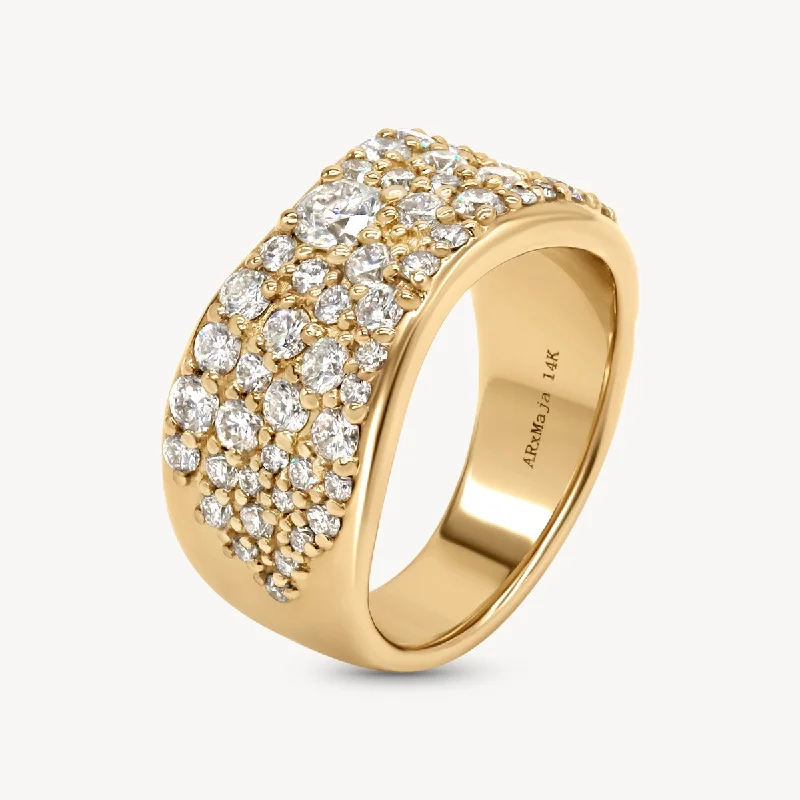 Classic Gold Wedding Band-The Bobbie Ring