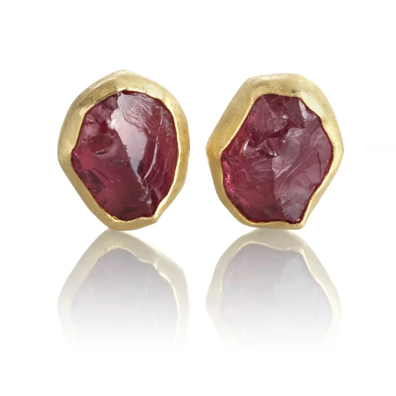 Customizable Earrings-Garnet Crystal Earrings