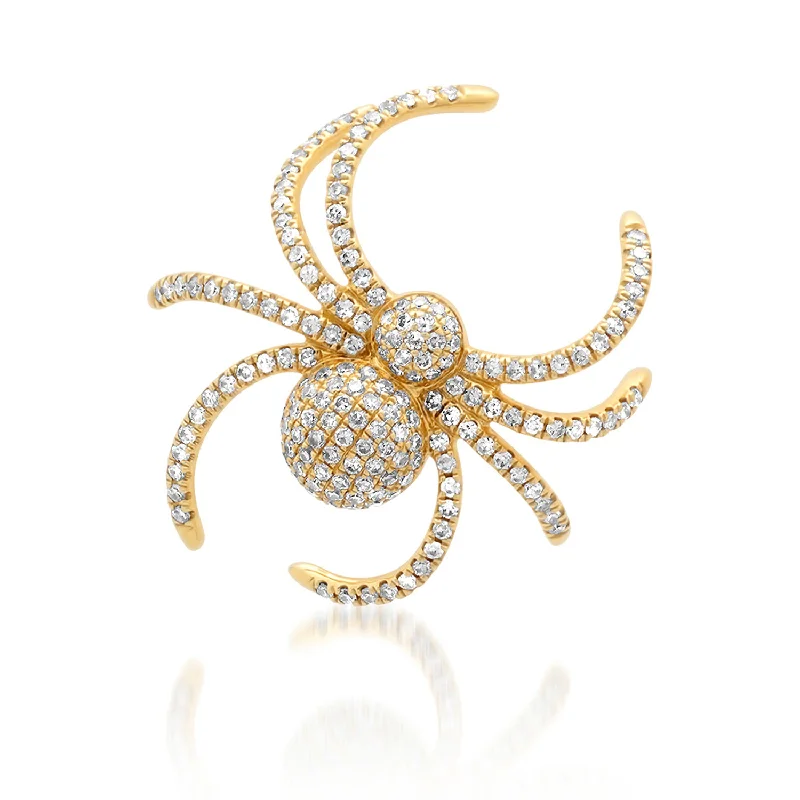 Dainty Earrings for Women-Spider Stud