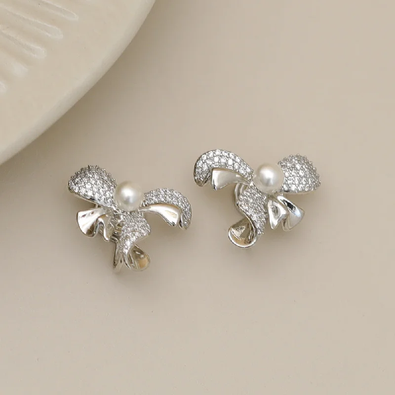 Silver Ear Clips