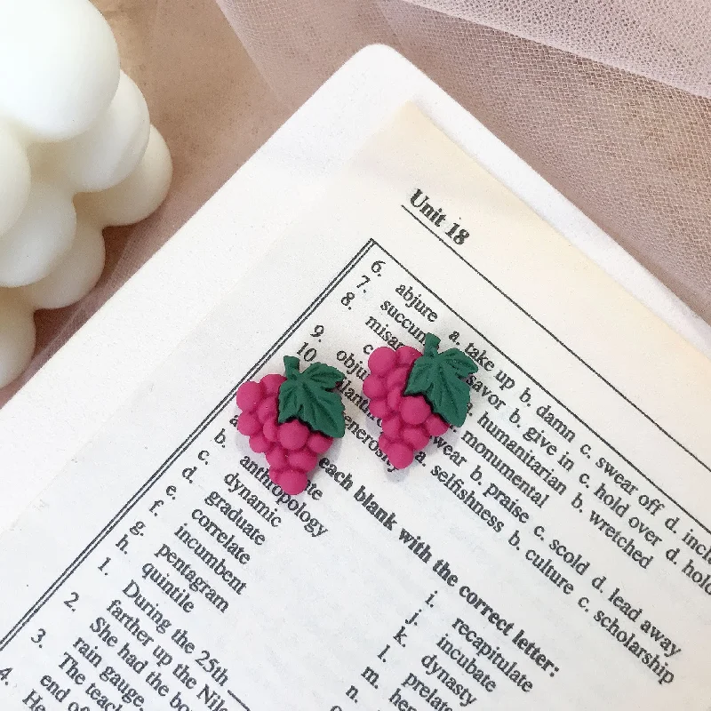 Grape Ear Studs