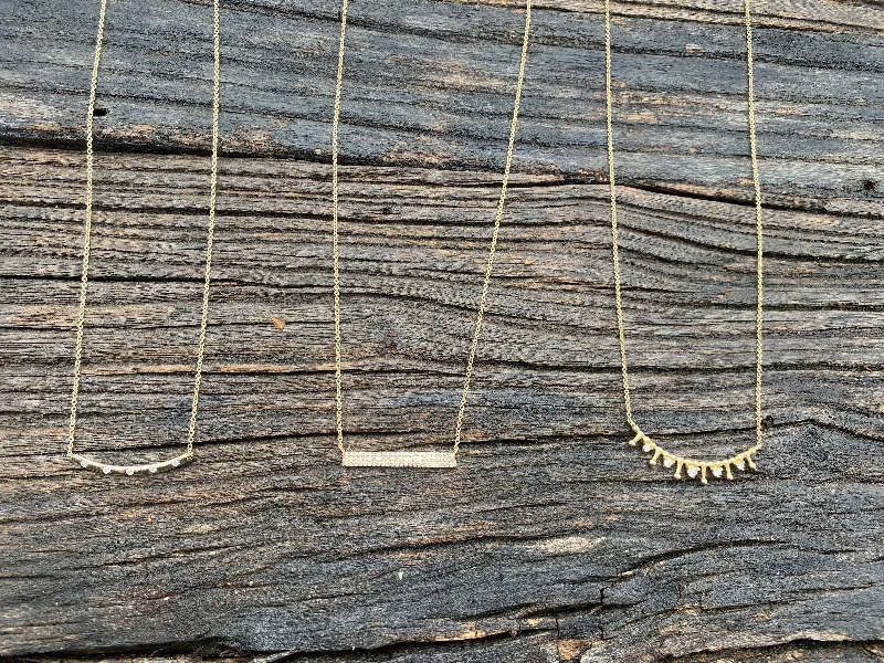 14k Gold Dainty Layering Necklaces