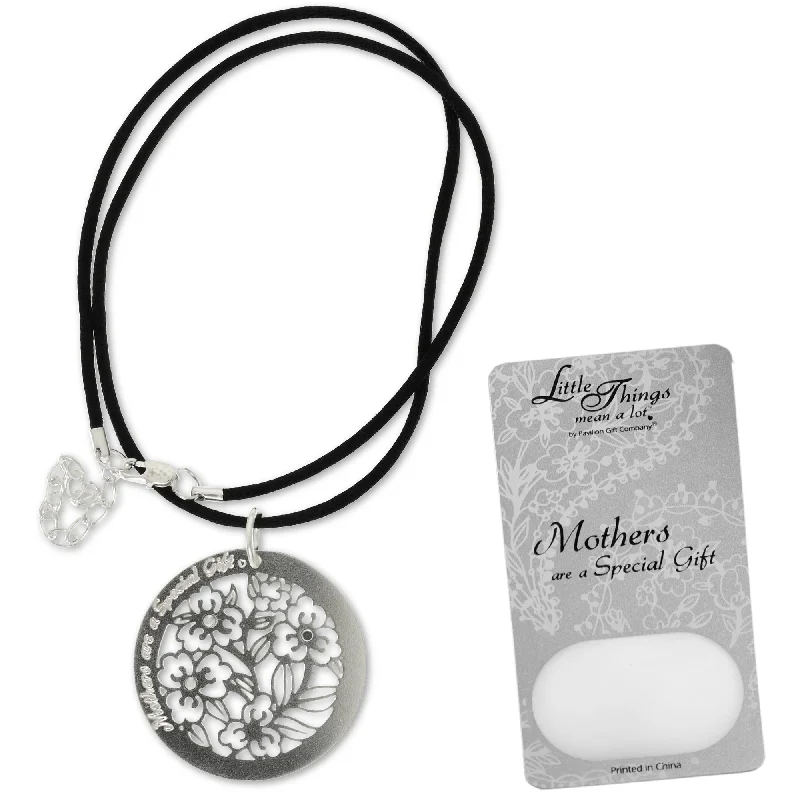 Mother Necklace With 1.5" Circle Pendant