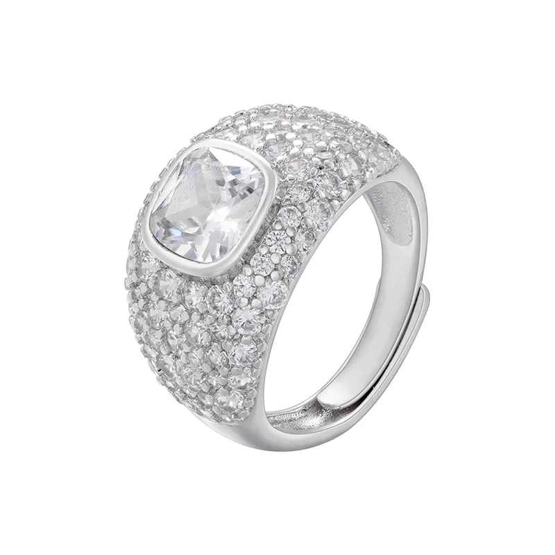 White Gold Color White Diamond