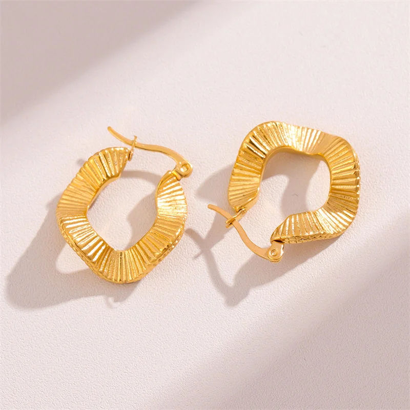 Twisted Wave Earrings