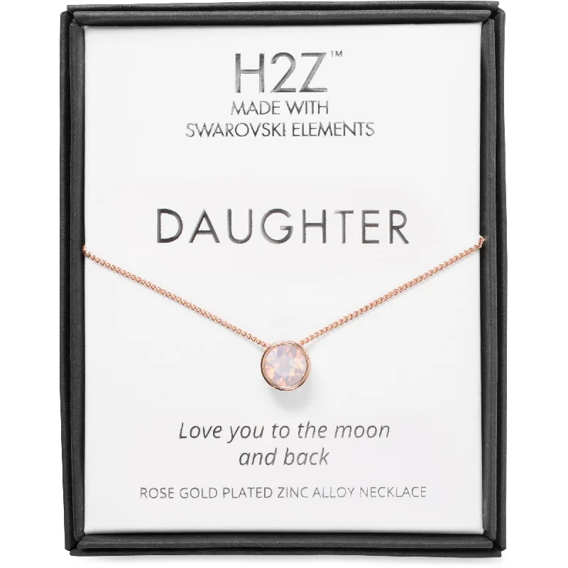 Daughter Rose Water Opal 16"-17.5" Rose Gold Necklace