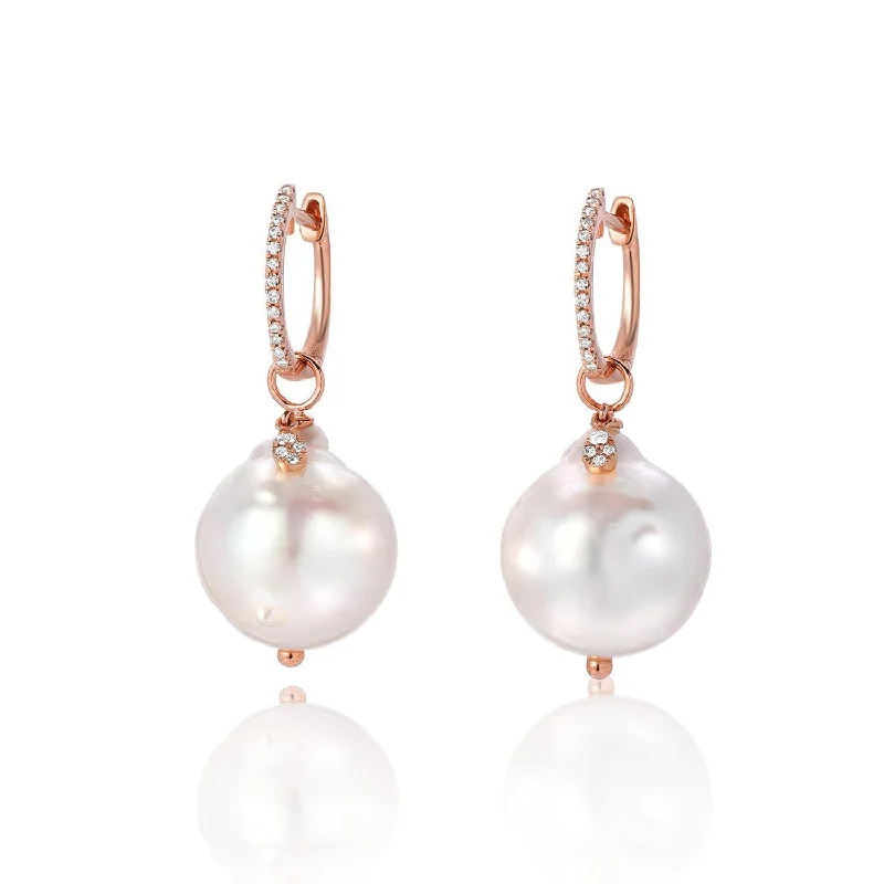 Large Drop Earrings for Weddings-Pearl Drop Earrings