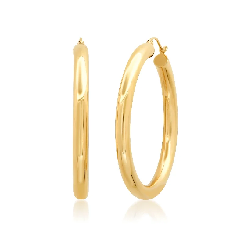 Cute Stud Earrings for Teenagers-Gold Hoop Earrings