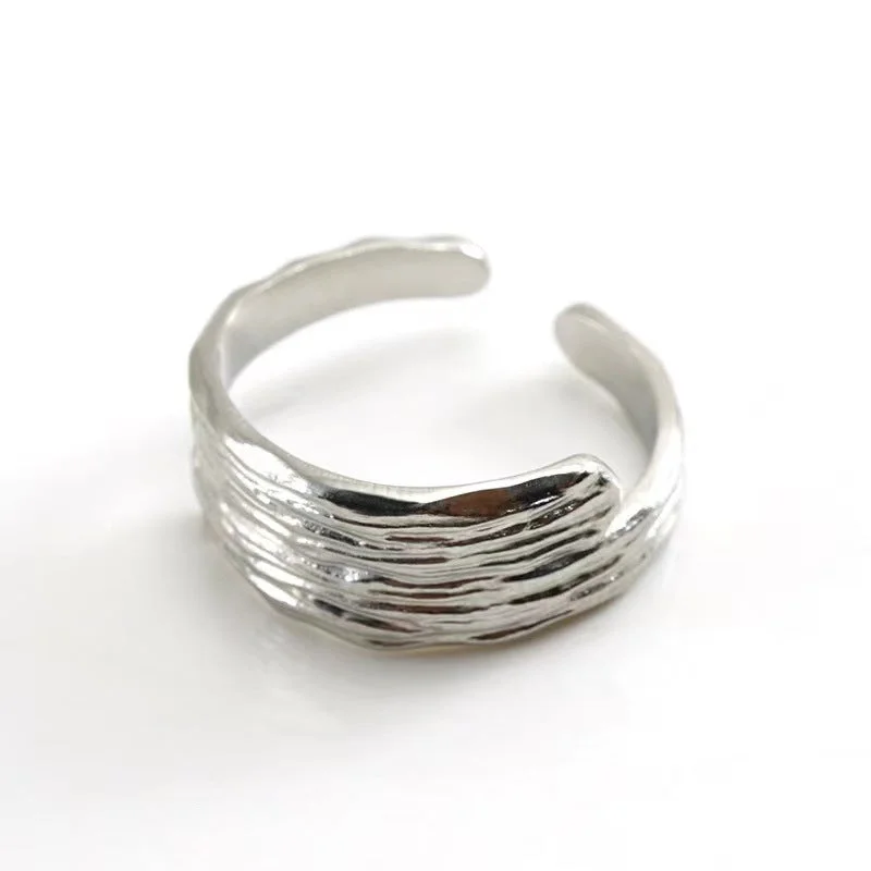 Fashion Personality Geometry Ring [J-01] Steel Color