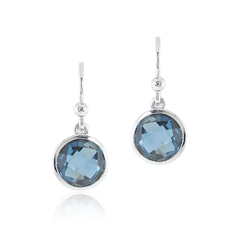 Elegant Earrings for Special Occasions-Marais Earrings in London Blue Topaz