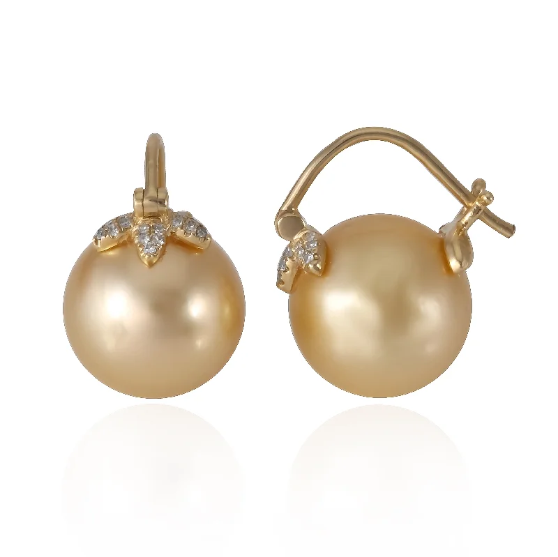 Fashion Earrings for Wedding Day-Pearl Floating Earrings