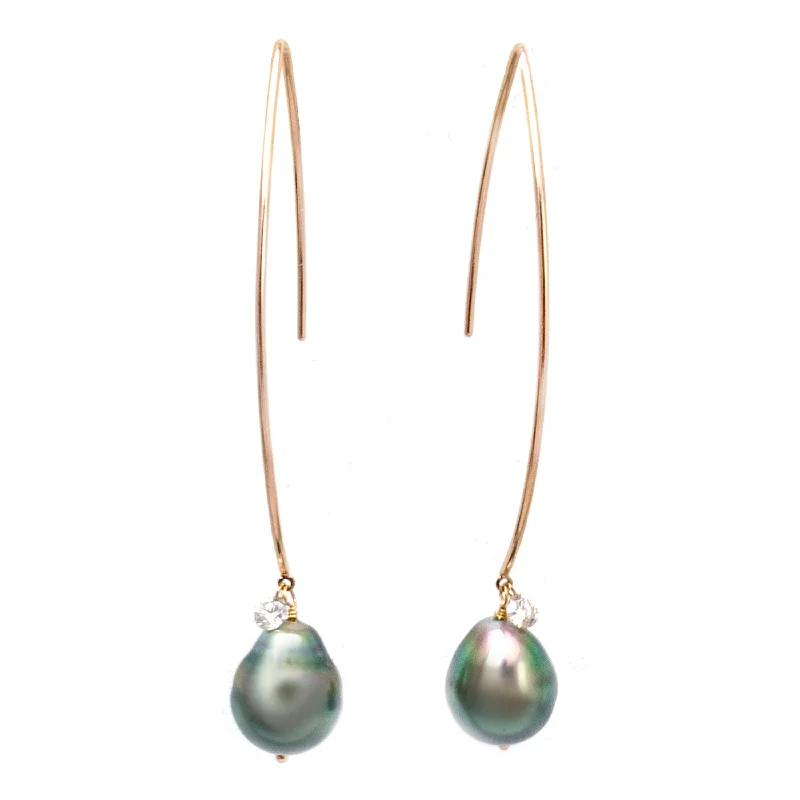 Pearl Earrings for Bride-Pearl Drop Earrings