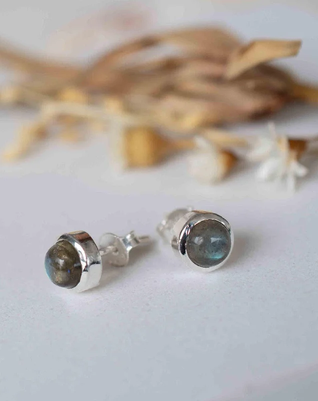 Custom Earrings for Bridesmaids-Delicate Earrings ~ Labradorite ~ Sterling Silver 925 ~ ME063