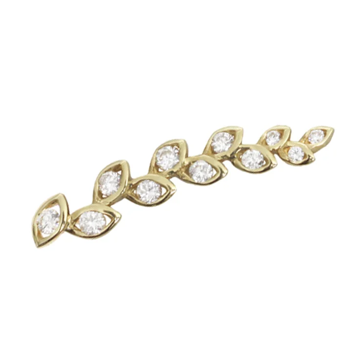 Chic Hoop Earrings-Vine Climber Earring